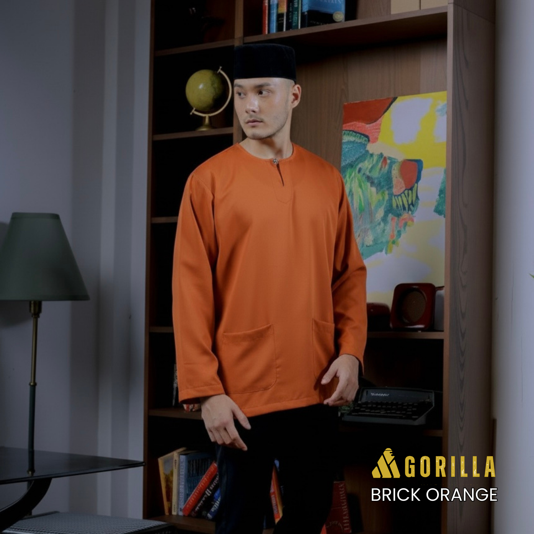 21 Brick Orange - Lengan Panjang - Image 1